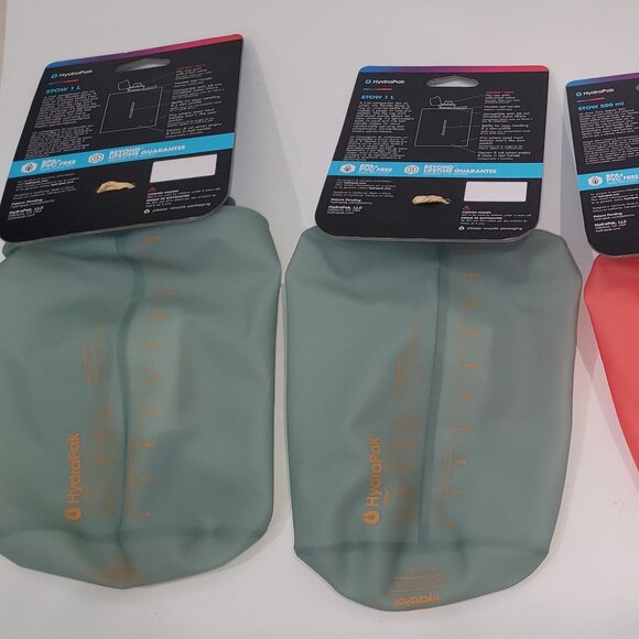 Hydrapak Water Bottle Collapsible Stow 1L/32oz and 500ml/16oz available - Picture 12 of 13